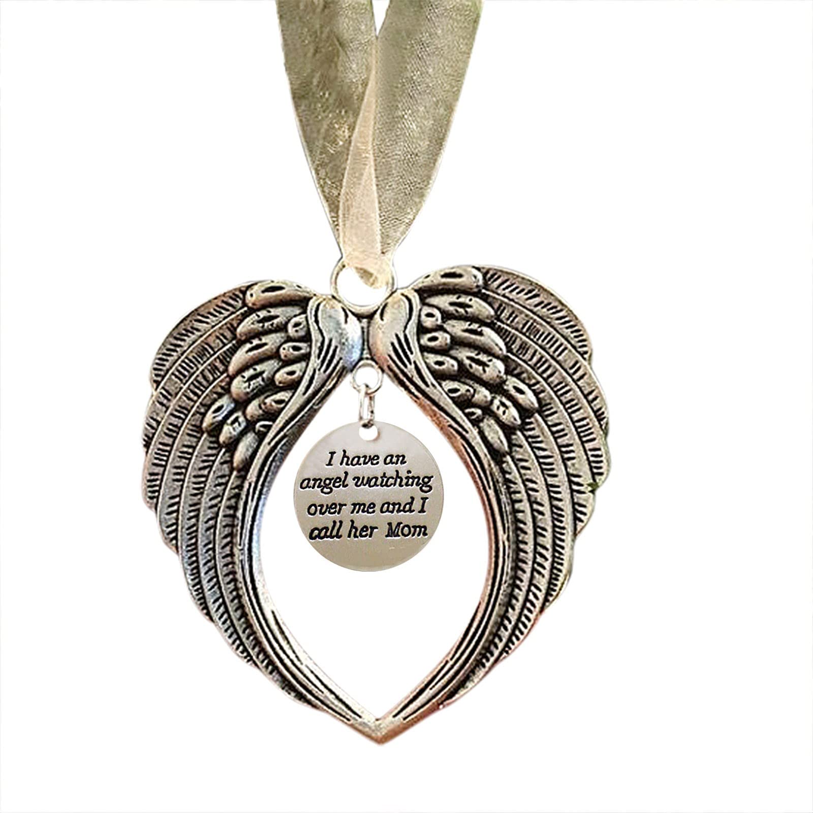 Memorial Christmas Tree Pendant Ornament with Crystal String Lights - Personalized Keepsake Frame Decoration for Holiday, Home, and Gift Giving - Perfect for Christmas Tree, Fireplace Mantel & Window Display