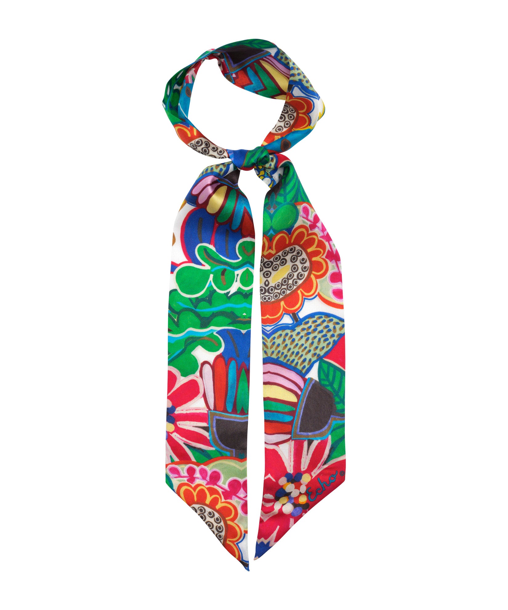 Elegant Floral Silk Scarf for Women - Soft & Lightweight Fashion Accessory for Parties, Weddings & Special Occasions