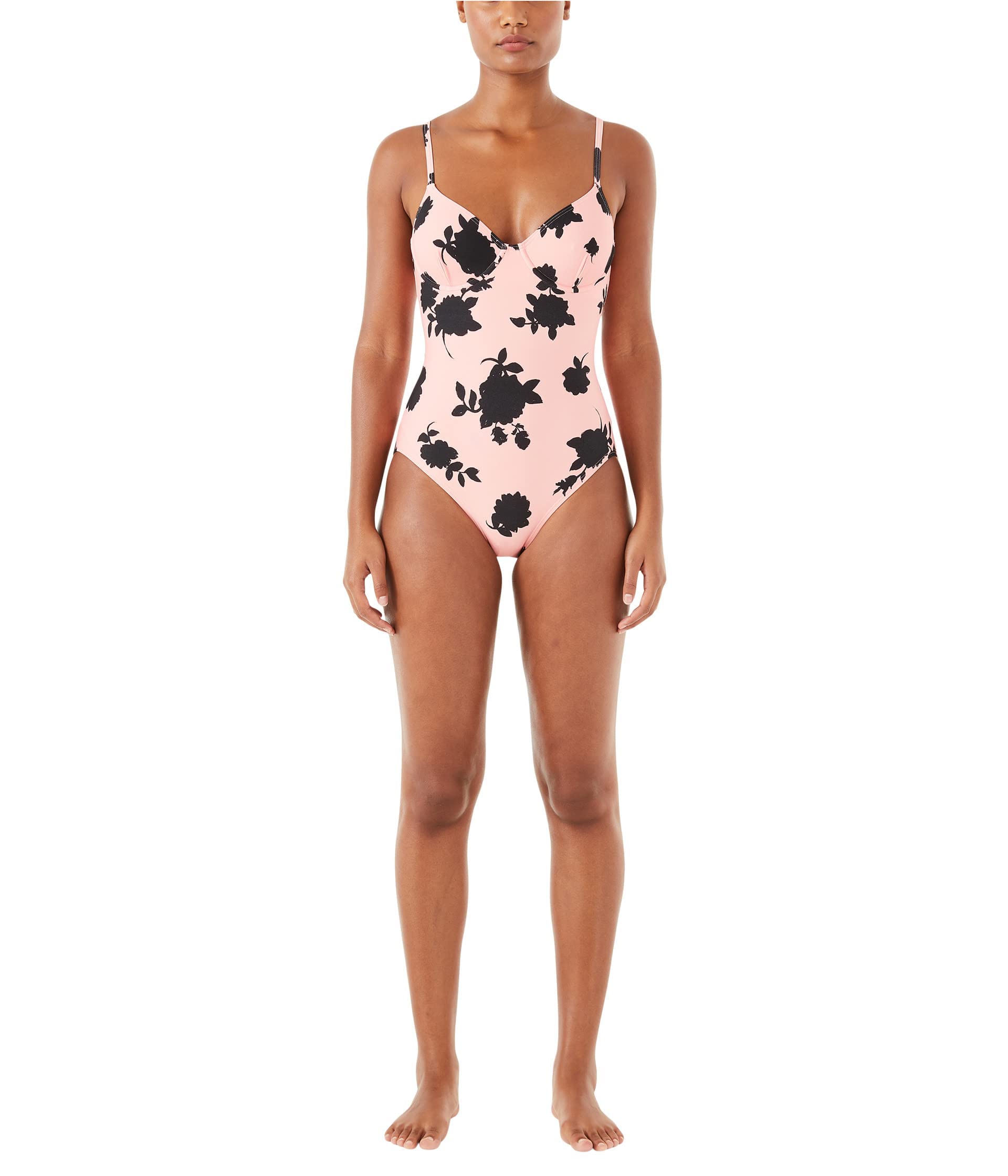 Kate Spade New York Women's Bicolor Underwire One-Piece Swimsuit - Stylish & Supportive Bathing Suit for Beach, Pool & Vacation