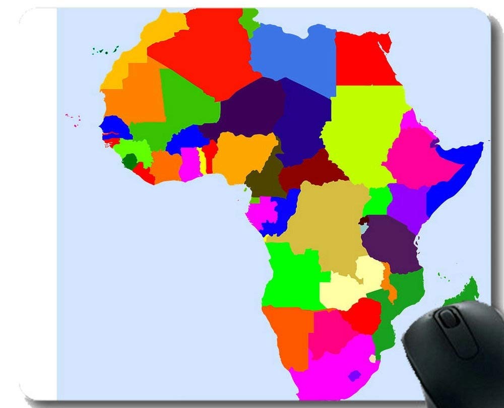 Custom Africa Themed Mouse Pad - Non-Slip Office Desk Mat for Computers & Gaming | Perfect for Workstations, Home Offices & Gaming Setups
