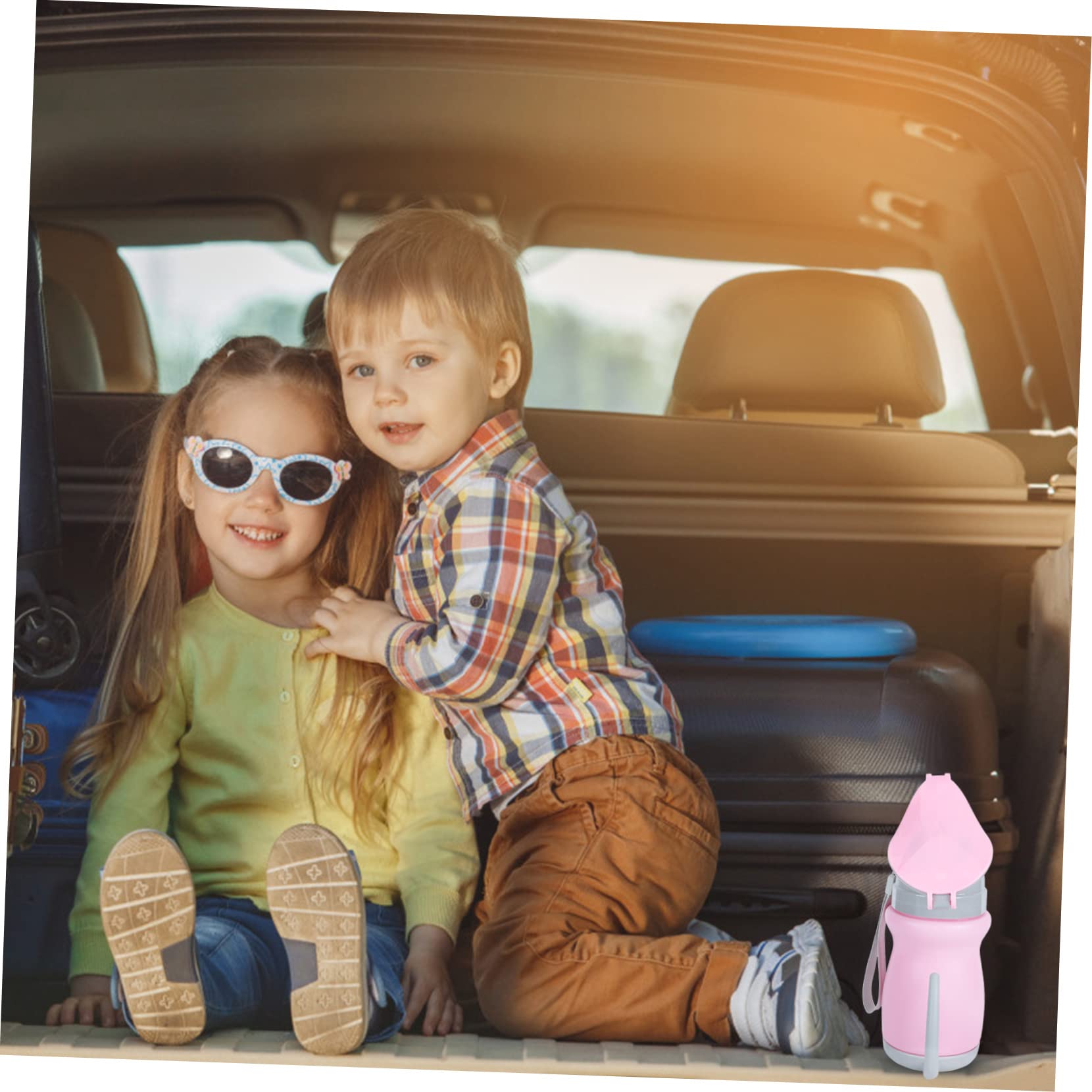 3 Pack Lightweight Travel Urinal Bottle for Kids - Leakproof & Durable Emergency Toilet Solution - Perfect for Car Trips, Camping, and Outdoor Adventures