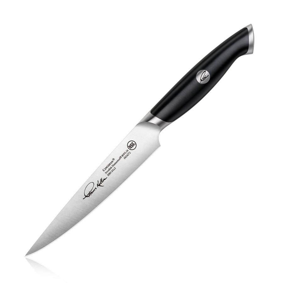 Cangshan 1024272 Thomas Keller Signature 5-Inch Utility Knife - Premium Kitchen Knife for Slicing, Chopping & Peeling - Perfect for Home Chefs & Professional Cooking