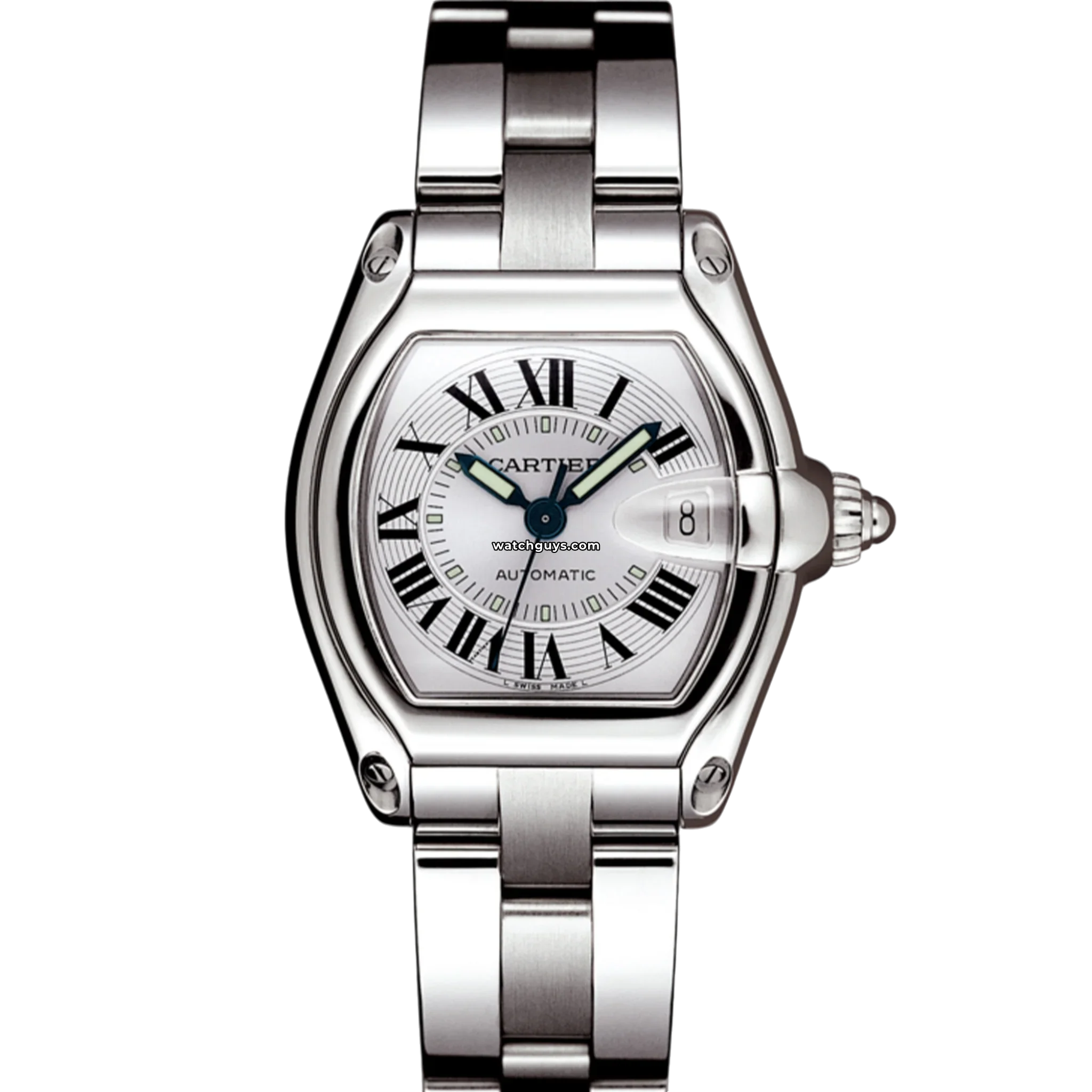 Cartier Roadster Large W62000V3 Men's Luxury Watch - Elegant Stainless Steel Timepiece for Business, Formal & Special Occasions