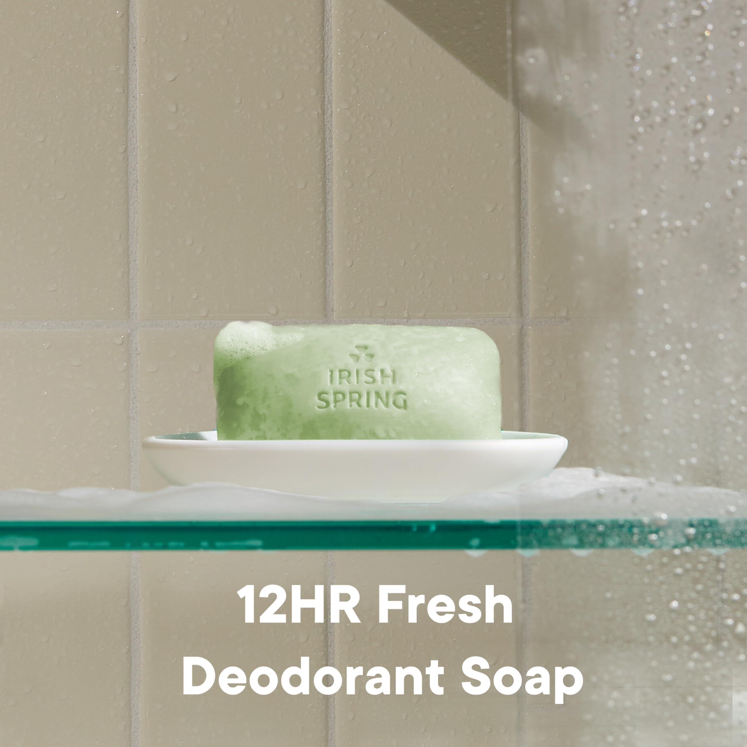 Irish Spring Aloe Vera Moisturizing Bar Soap - 44.4 Oz (12 Pack) | Hydrating & Refreshing Body Wash for Dry Skin | Perfect for Shower, Bath & Travel