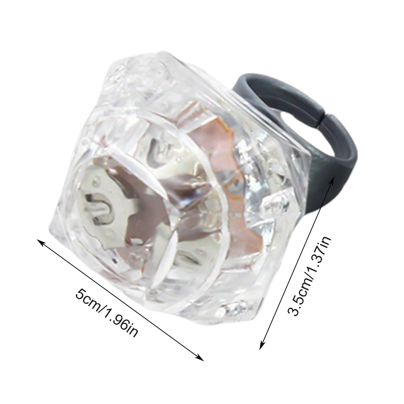 Glowing LED Light Up Rings - Sparkling Flashing Party Jewelry for Teens & Adults - Fun Bright Accessories for Raves, Concerts, Halloween & Night Events