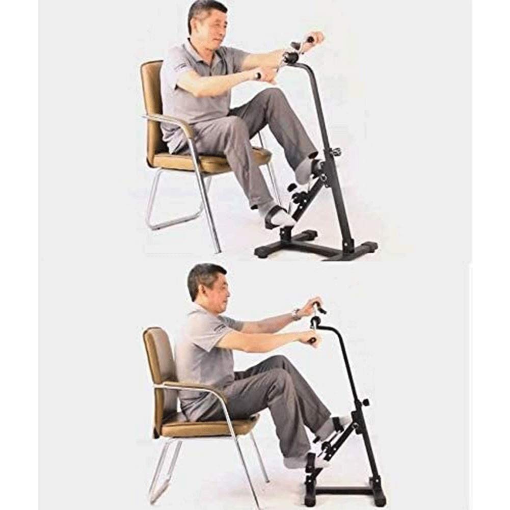 Under Desk Bike Pedal Exerciser - Portable Arm & Leg Exercise Machine for Seniors - Foldable Mini Exercise Bike for Home/Office Use - Physical Therapy Equipment for Knee & Joint Rehabilitation - Perfect for Work from Home Fitness & Post-Surgery Recovery