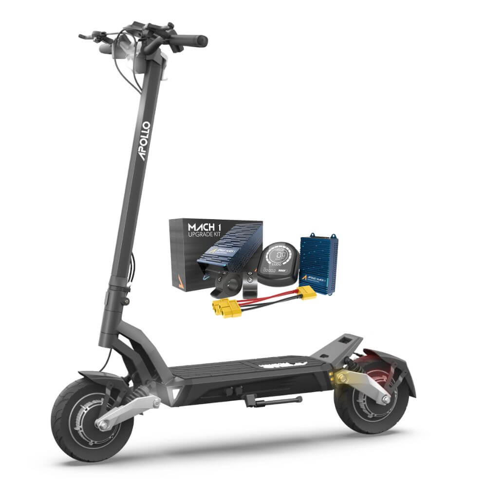 Apollo Phantom Electric Scooter - High Speed 28MPH, 40 Mile Range, Dual Motor - Perfect for Commuting & Urban Adventure