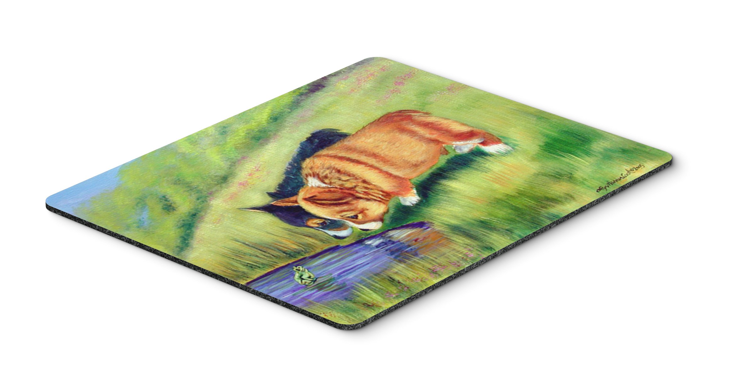 Caroline's Treasures 7292MP Corgi Mouse Pad - Large Washable Non-Slip Desk Mat for Home Office, Gaming & Computer Work - Perfect for Laptop Users & PC Enthusiasts