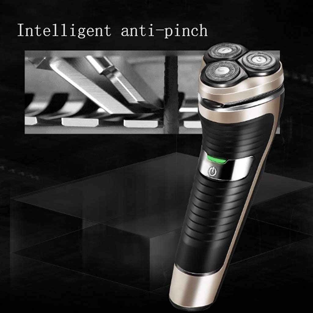 Best Electric Razor for Men - 3D Rotary Wet/Dry Shaver with Pop-Up Beard Trimmer, IPX7 Waterproof & USB Rechargeable - Perfect for Travel, Gym & Daily Shaving