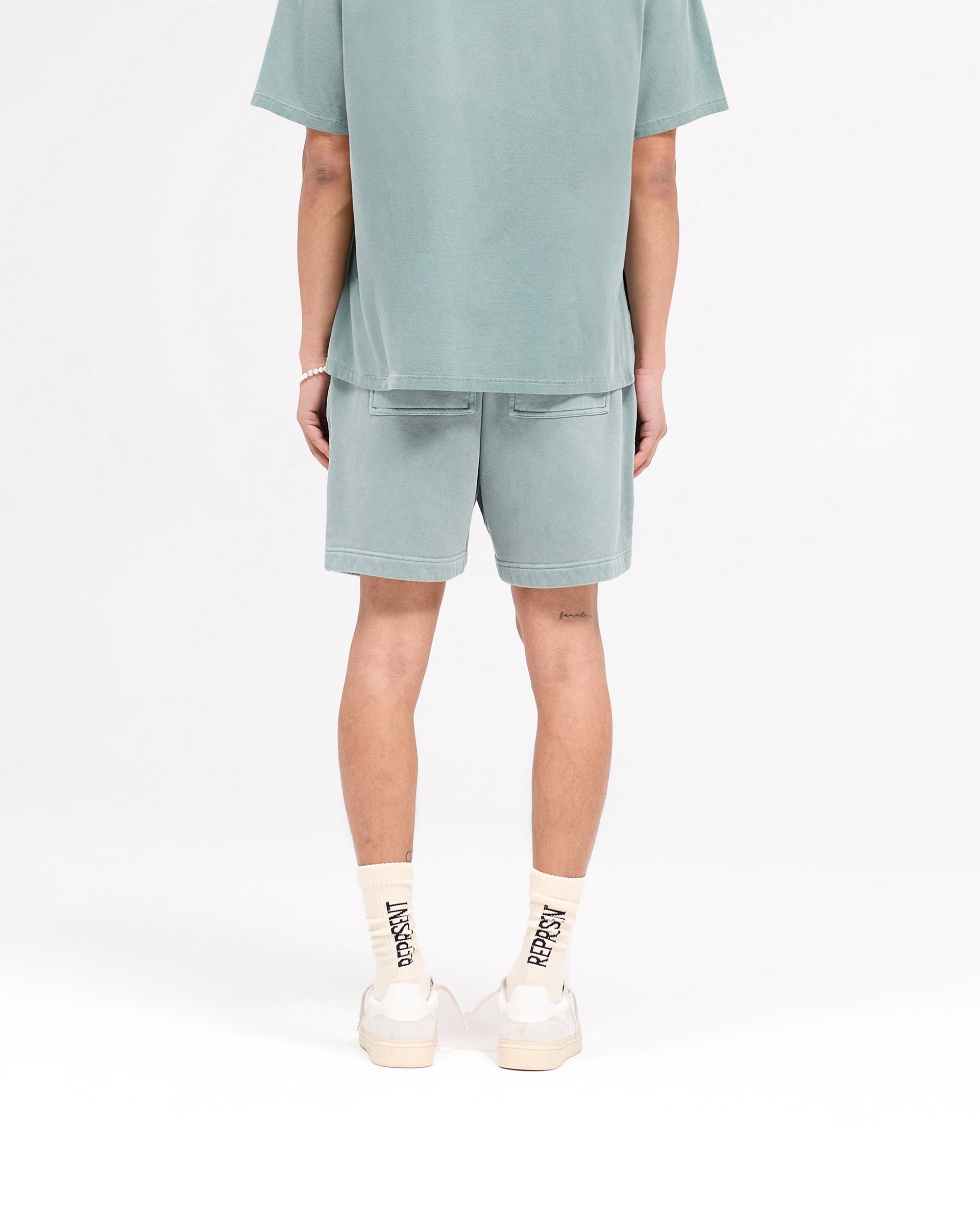 Women's Rep Applique Shorts - Forest Green | Trendy Casual Summer Shorts for Outfits, Beach & Vacation