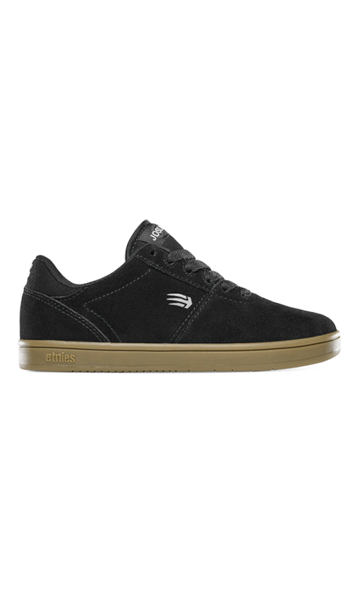 Etnies JOSL1N Youth Skate Shoes - Black/Gum Sole - Comfortable & Durable Sneakers for Boys & Girls - Perfect for Skateboarding, School & Casual Wear
