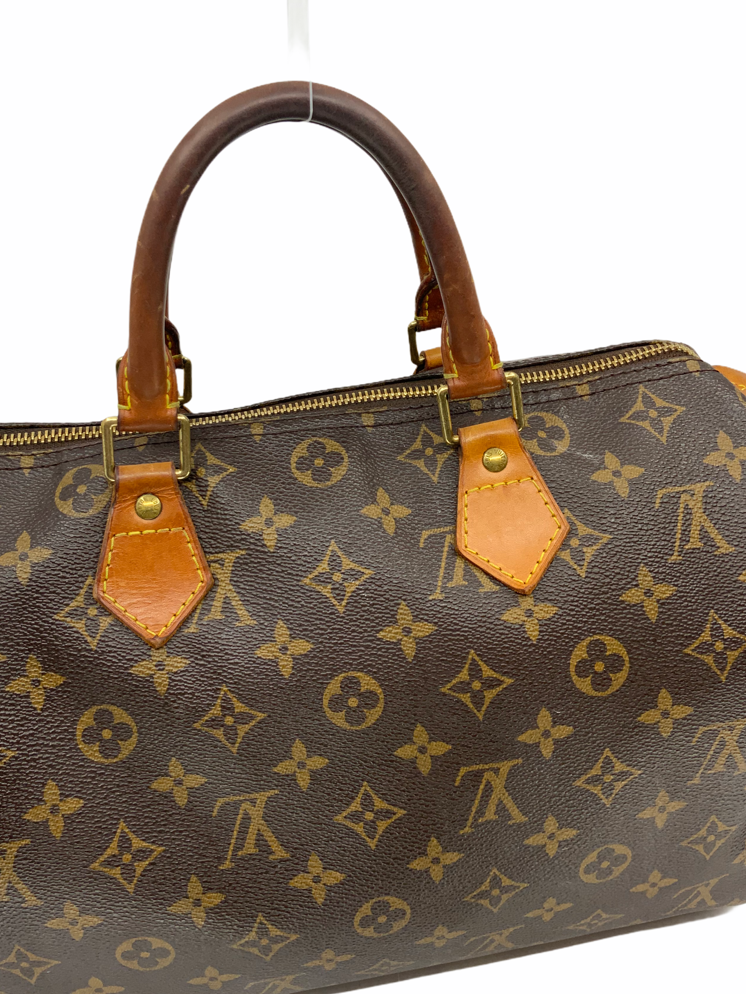 Authentic Louis Vuitton Monogram Speedy 30 Handbag - Luxury Canvas Shoulder Bag for Women - Perfect for Work, Travel & Everyday Use
