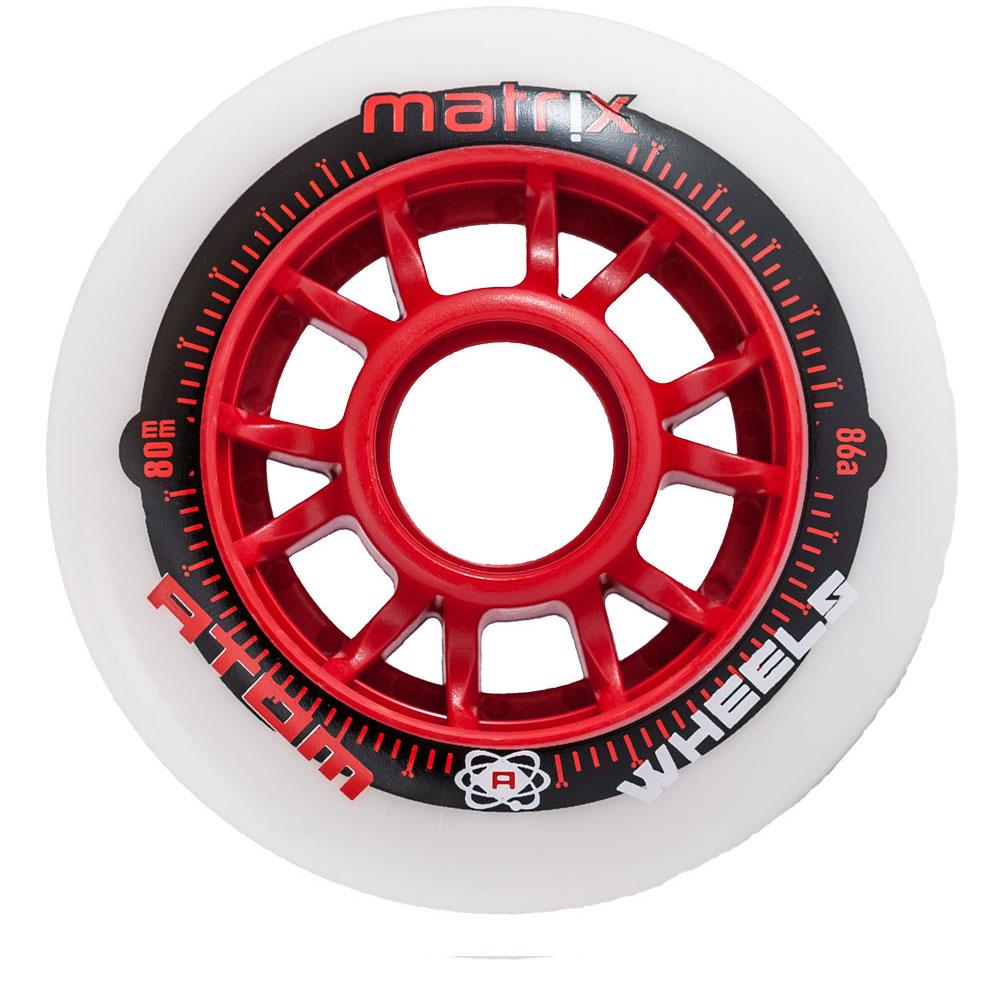 ATOM Matrix Wheel 80mm - High Performance Skateboard & Longboard Wheels for Smooth Riding - Perfect for Cruising, Commuting & Downhill Skateboarding