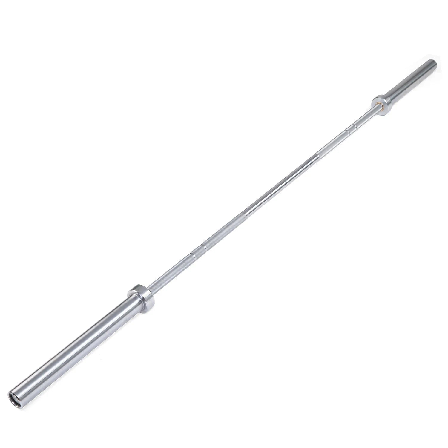 FITLAB Olympic Weightlifting Bar - 7ft 20kg Men's & Women's Strength Training Barbell for CrossFit, Powerlifting & Home Gym Workouts - Perfect for Deadlifts, Squats & Bench Press