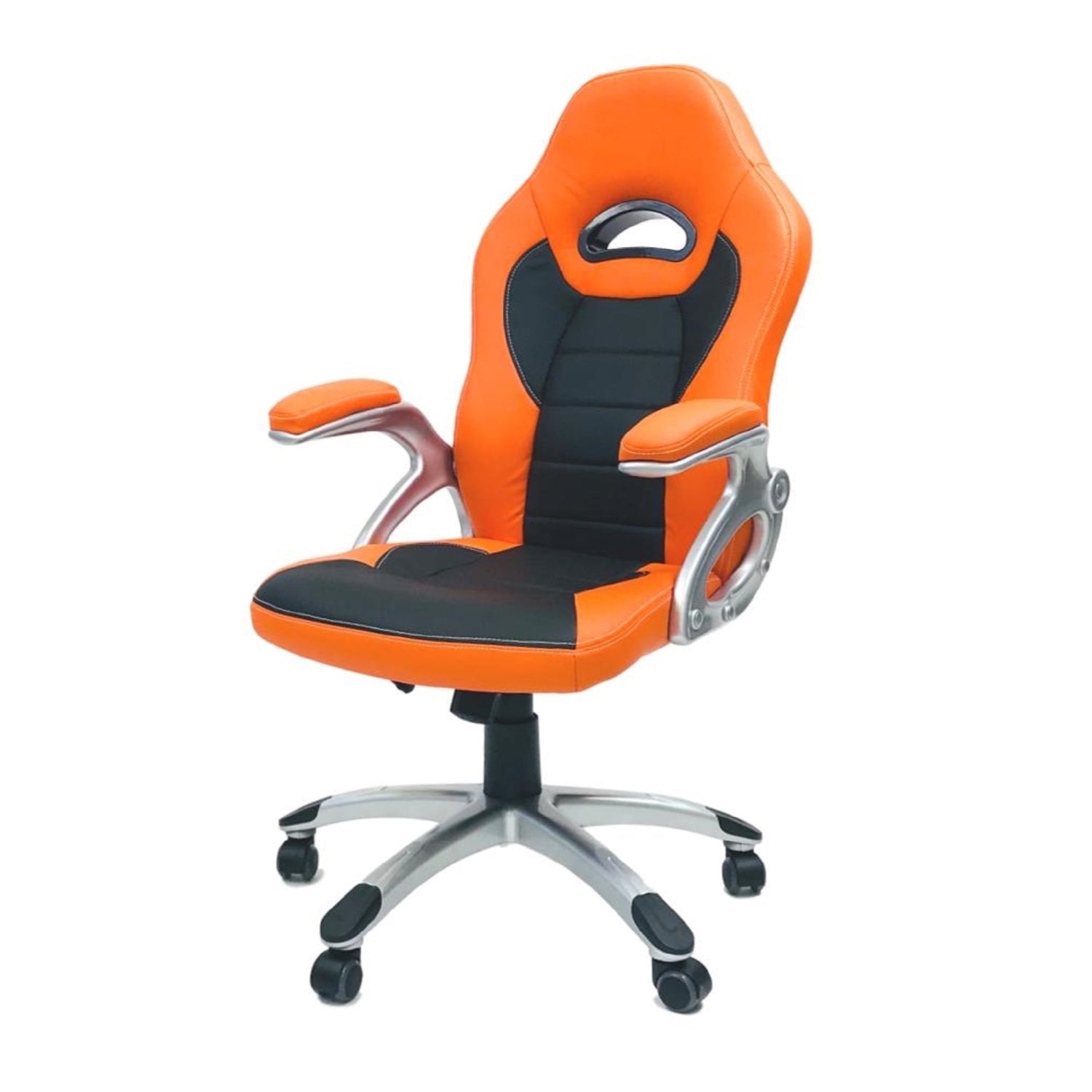 HAWK SERIES 2741 Gaming Chair - Ergonomic Orange & Black Racing Style PC Gaming Chair for Adults - Perfect for Esports, Streaming & Office Work