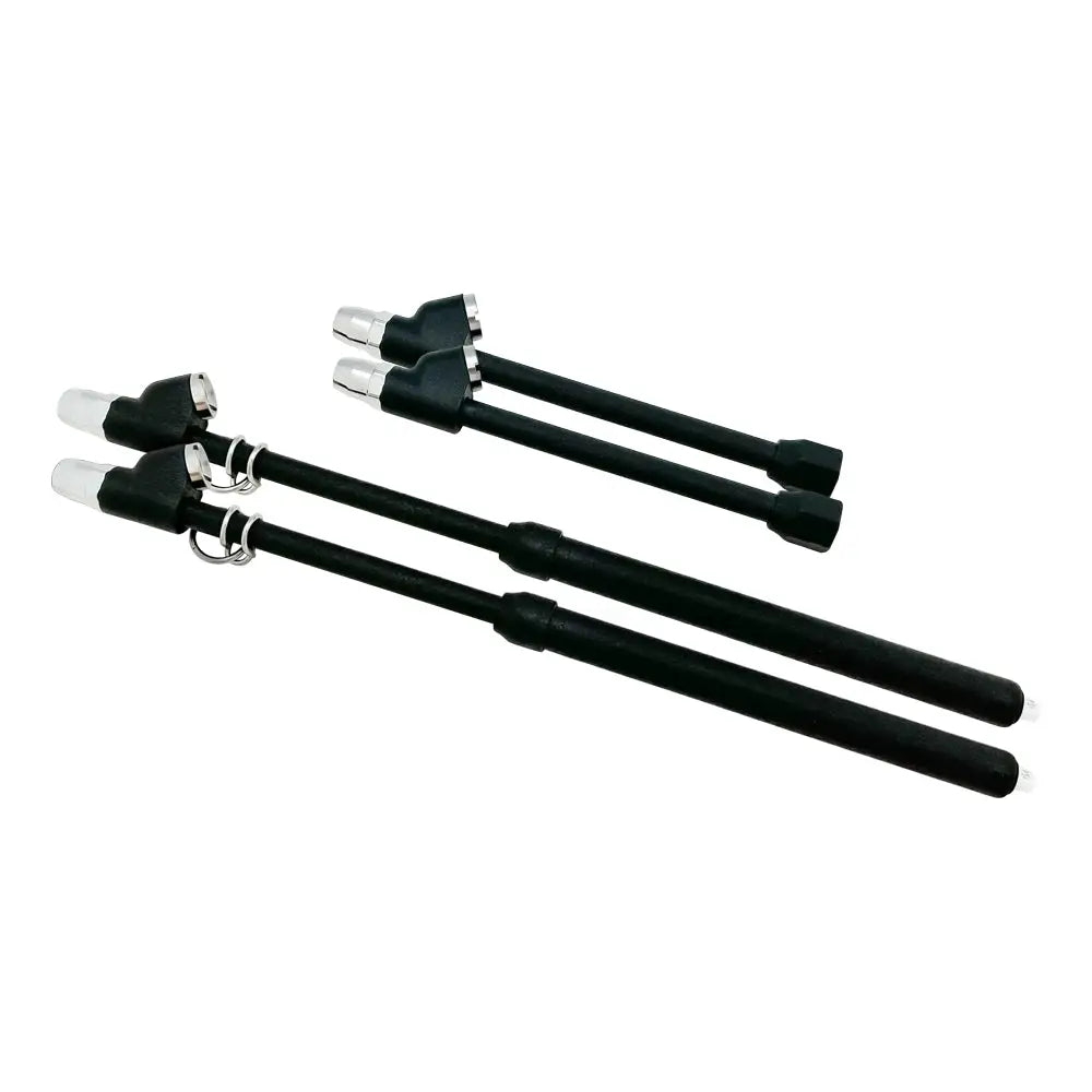 AA Pro Tire Service Combo Chuck & Gauge Set (4-Piece) - Professional Coated Tire Repair Tools for Cars, Trucks & Motorcycles - Perfect for Auto Shops, Roadside Emergencies & DIY Tire Maintenance