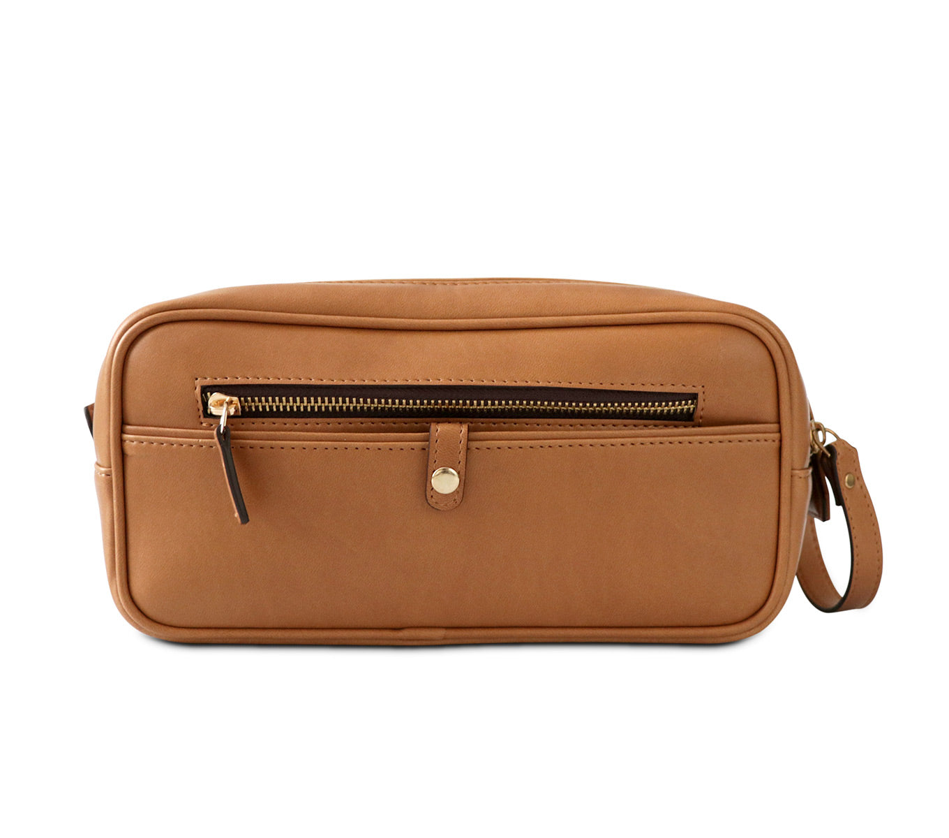 Premium MARLOW DOPP KIT Genuine Apple Leather Travel Toiletry Bag - Perfect for Men's Grooming Essentials, Gym, Camping & Business Trips