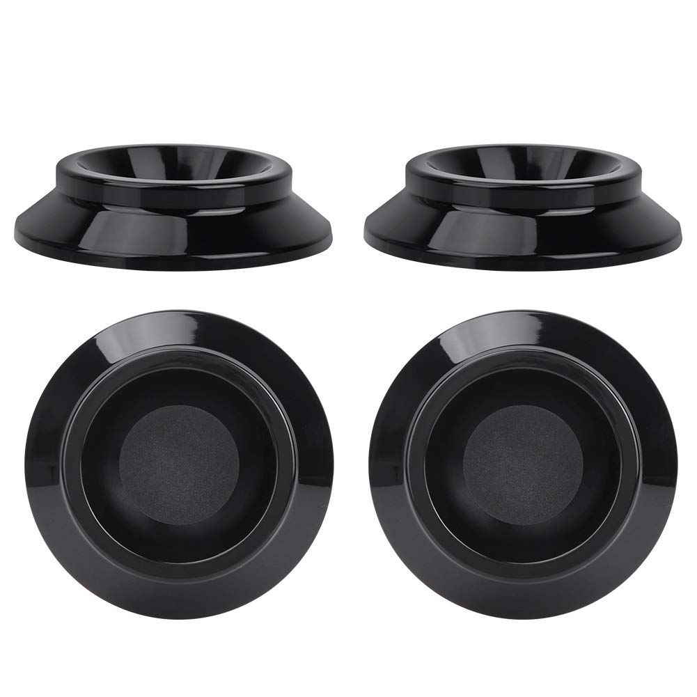 4-Piece ABS Piano Caster Cups Set - Heavy Duty Round Piano Foot Pads & Floor Protectors for Upright & Wooden Pianos - Perfect for Home, Studio & Stage Use