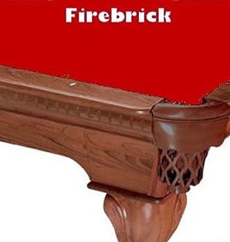 Premium 8' Firebrick ProLine Classic 303 Billiard Pool Table Felt - Professional Grade Cloth for Home Game Rooms, Bars & Pool Halls - Perfect for Tournament Play & Casual Gaming
