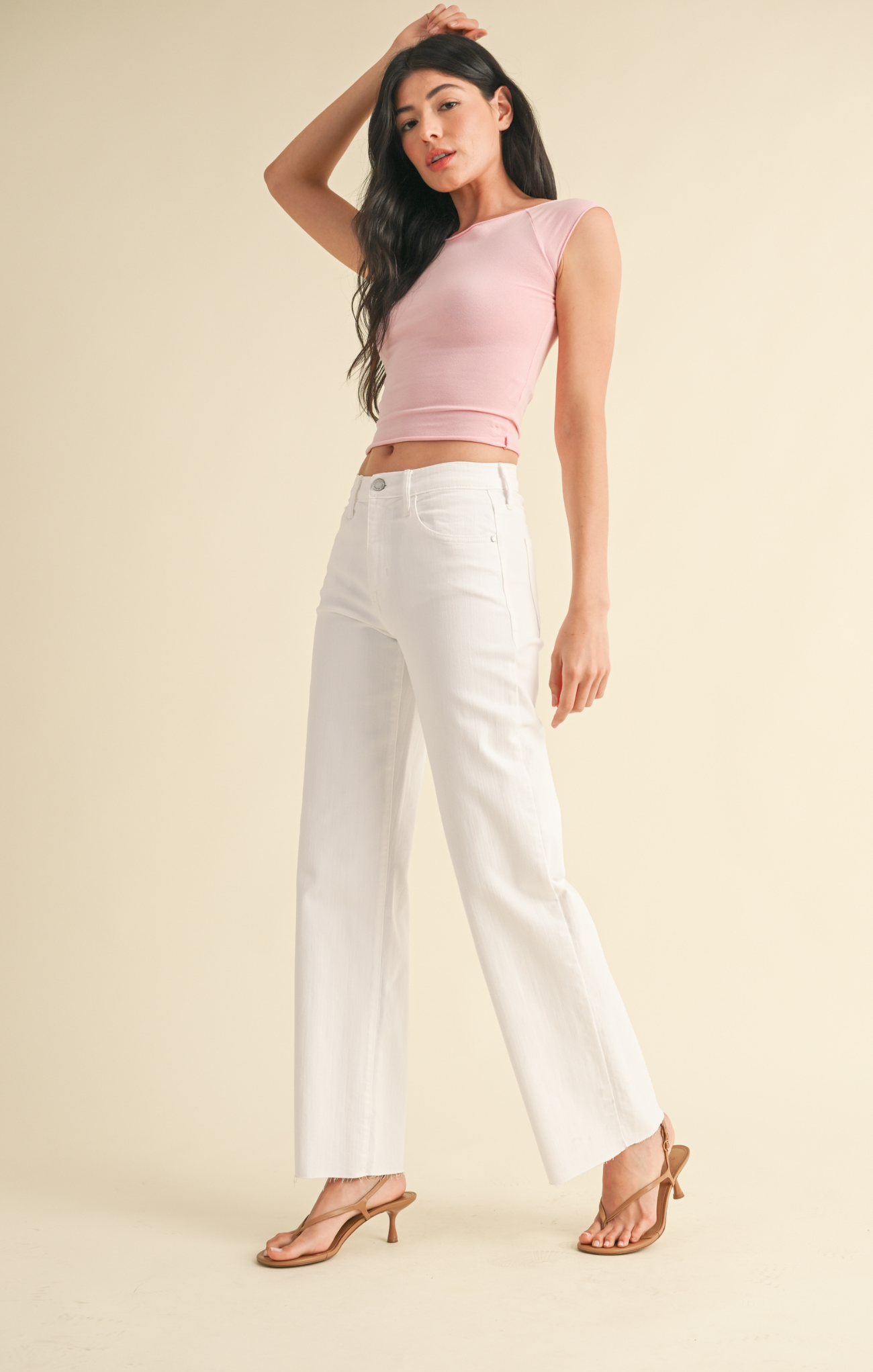 Elegant Slim Palazzo Pants with Scissor Cut Design - Comfortable Wide Leg Trousers for Women | Perfect for Office, Casual Wear & Special Occasions