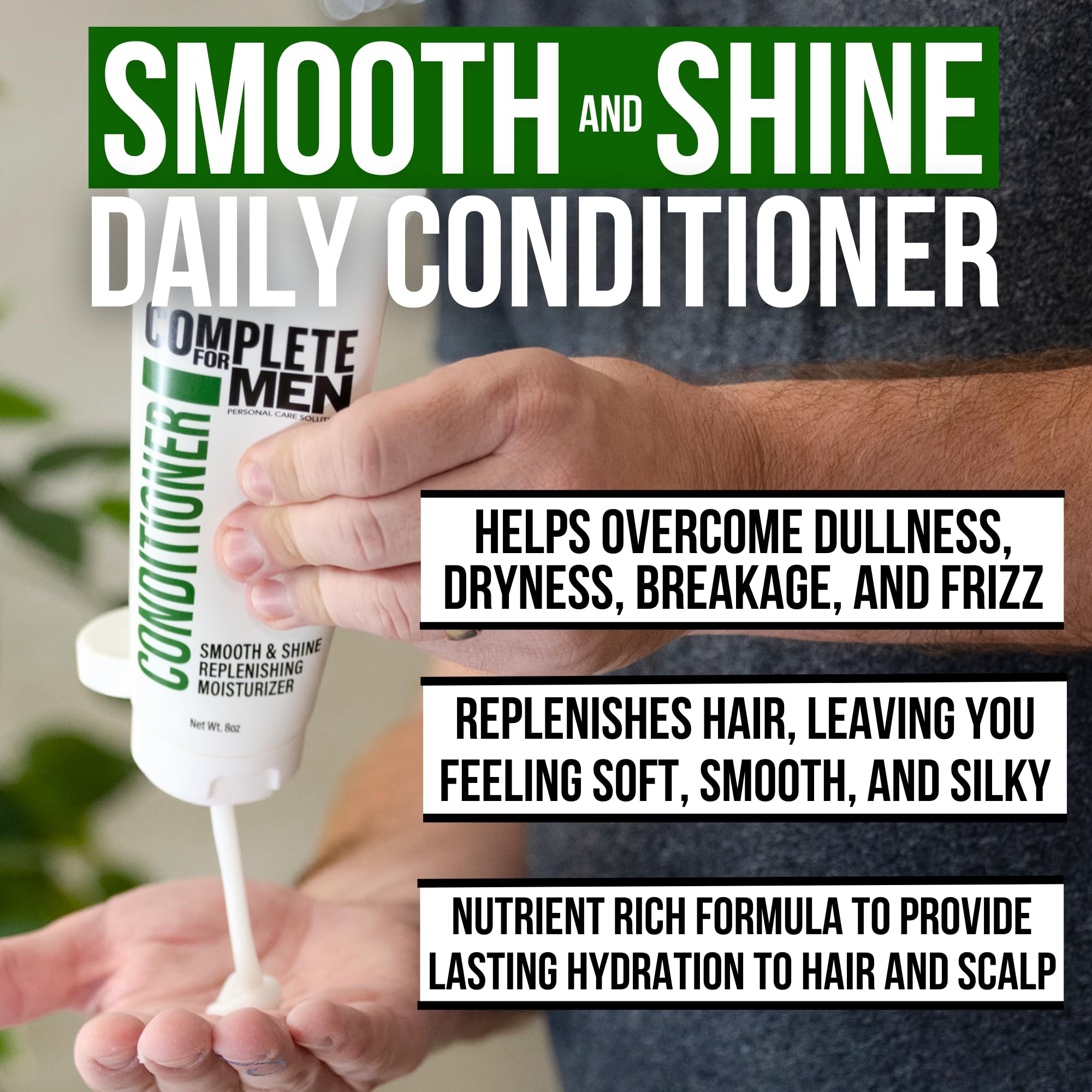 Best Shampoo and Conditioner Set for Strong, Smooth & Shiny Hair - Promotes Hair Growth, Volume & Health - Perfect for Daily Hair Care & Damaged Hair Repair