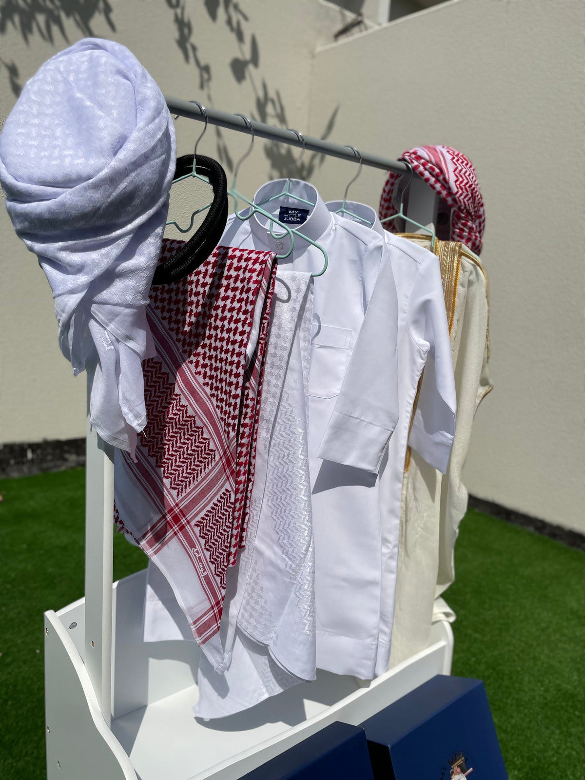 Premium Baby Boy Thobe Gift Set - Cream Bisht for 0-12 Months | 8-Piece Outfit for Newborns, Eid, Baptism & Special Occasions