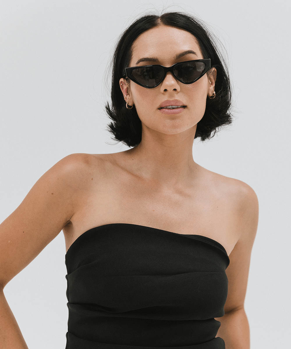 Pamela Cat Eye Sunglasses for Women - Trendy UV Protection Fashion Shades - Perfect for Beach, Driving & Outdoor Activities
