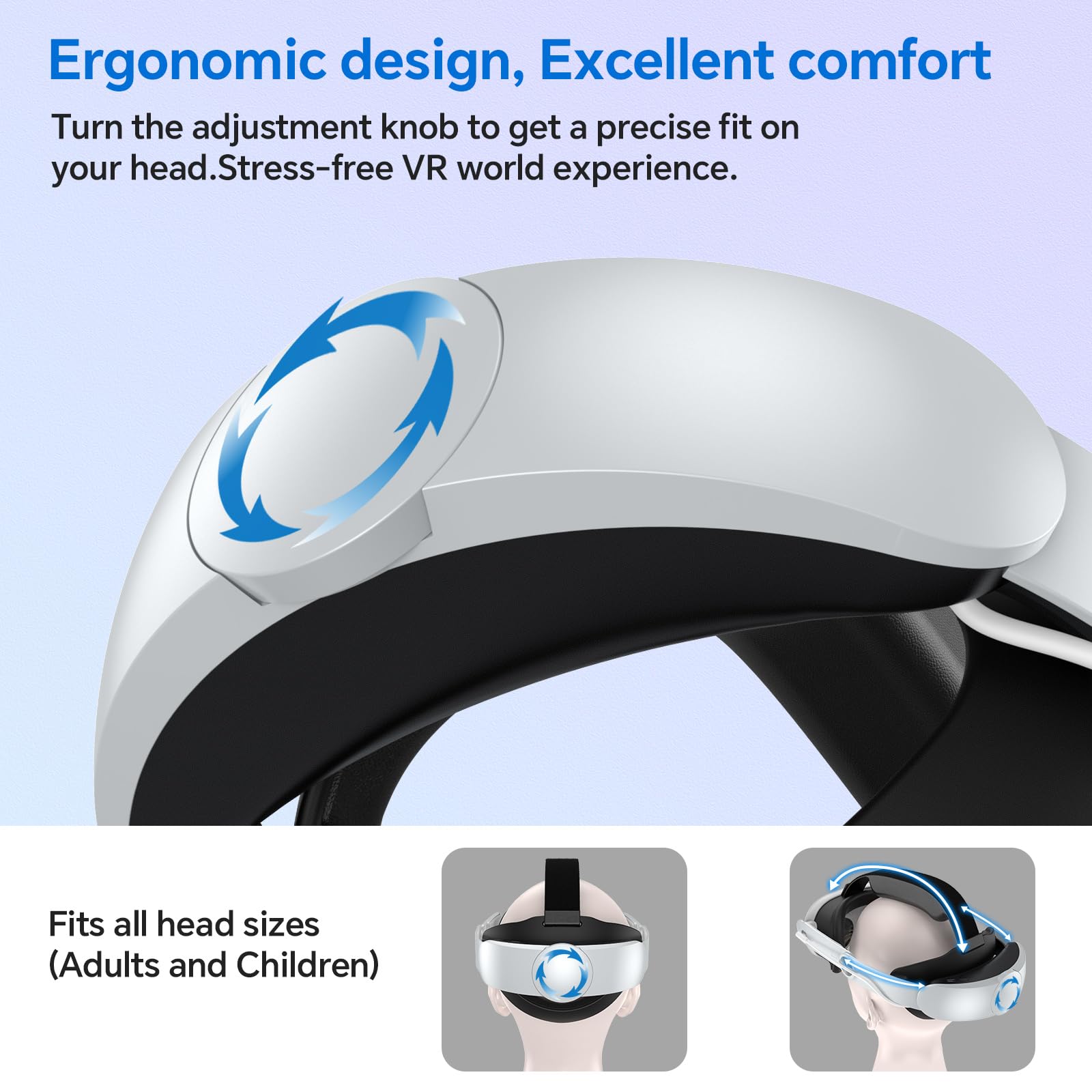 Elite Strap for Meta Quest 3 with 10000mAh Battery - Adjustable Headset Accessory for Enhanced Comfort & Counter Balance - Perfect for VR Gaming, Movies & Extended Play Sessions