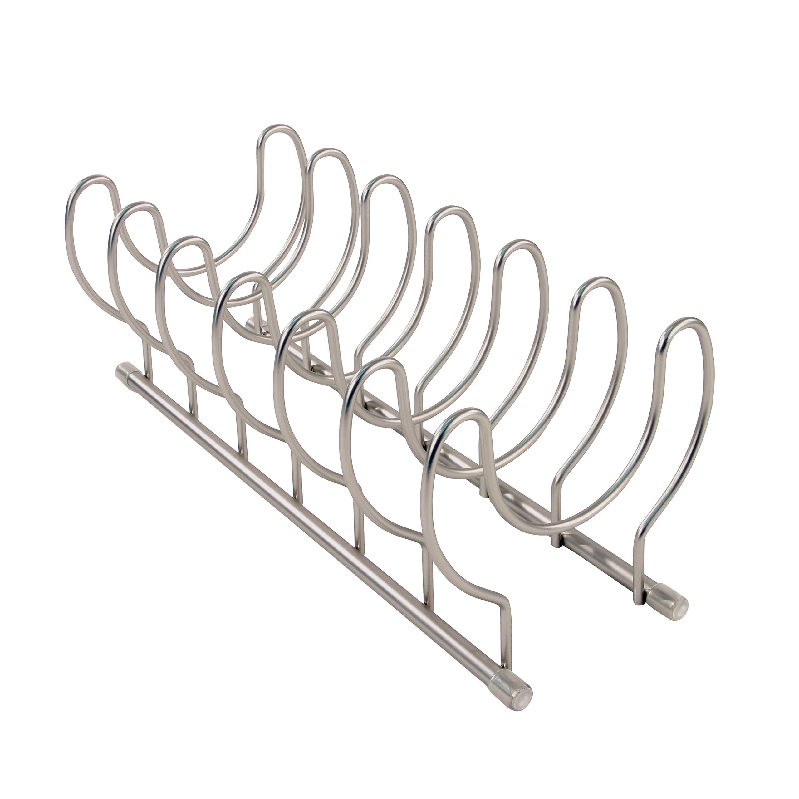 Euro Kitchen Organizers for Plates, Cutting Boards, Bakeware, Pots & Pans - Space Saving Vertical Storage Rack for Kitchen Countertops & Cabinets
