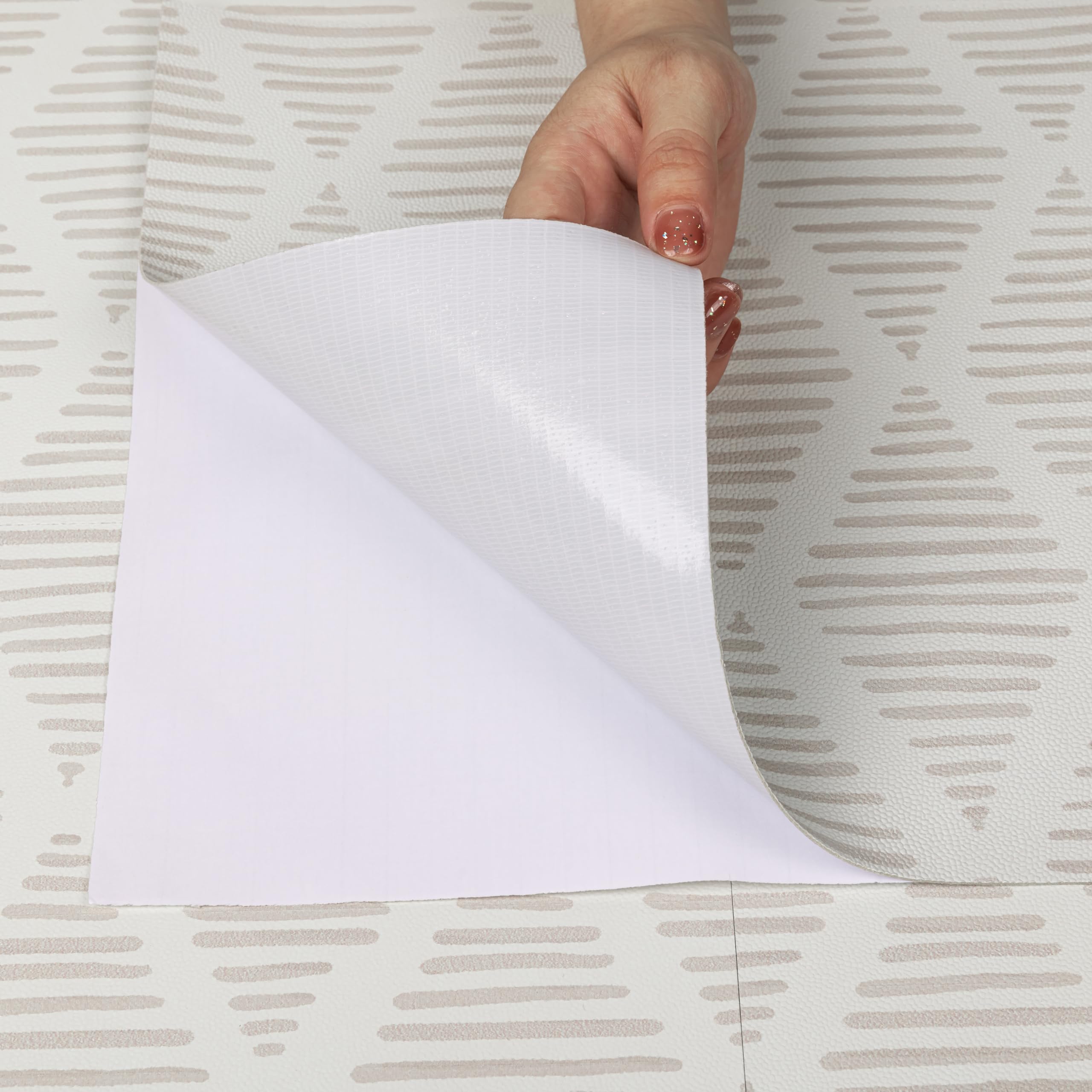 Waterproof Peel and Stick Floor Tiles for Bathroom - 11.8