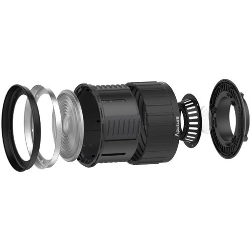 Aputure Fresnel 2X Light Modifier Attachment - Professional Photography & Video Lighting Accessory for Studio, Portrait, and Film Production