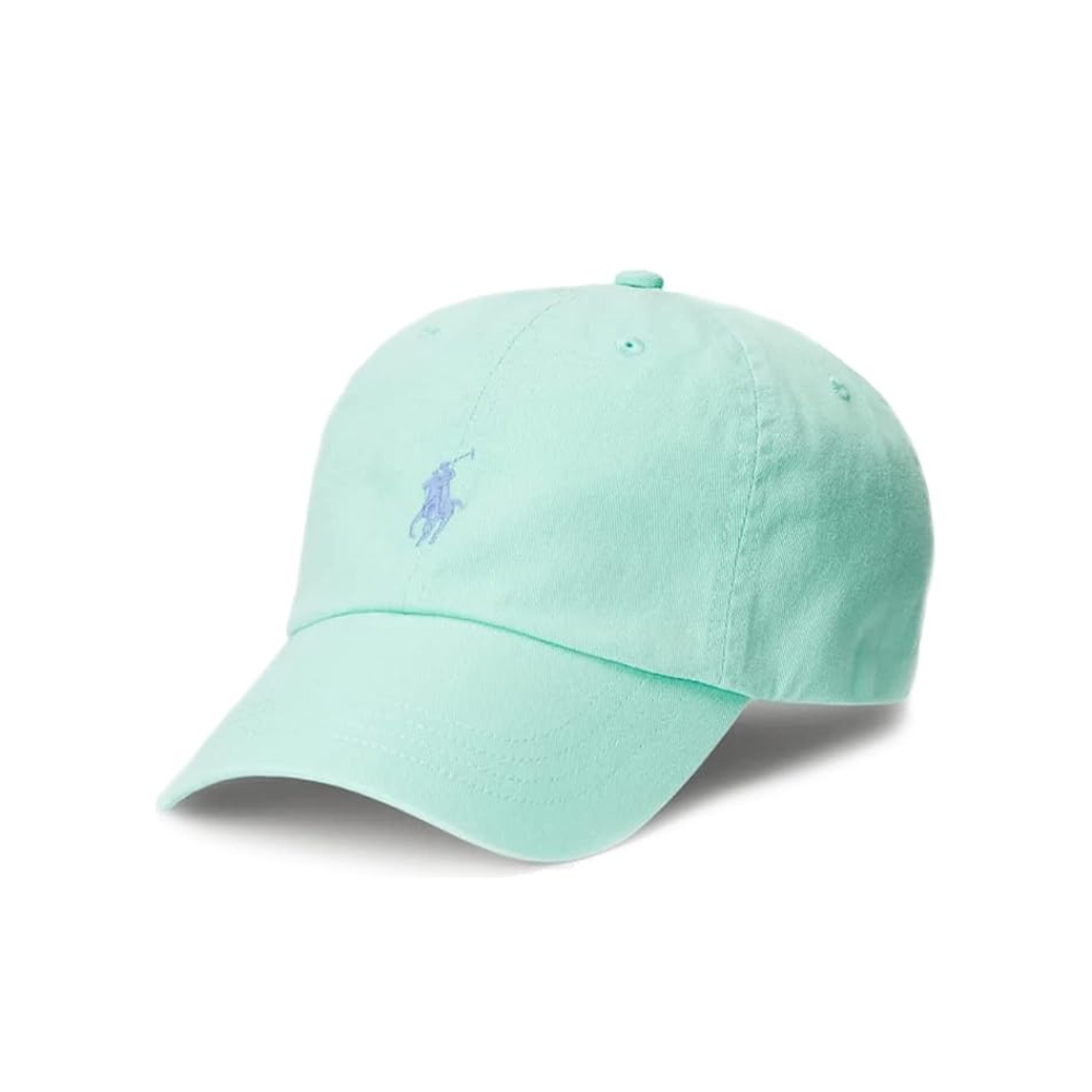 Ralph Lauren Classic Sport Cap for Men & Women - Green Lilac Adjustable Baseball Hat for Outdoor Activities, Golf, Running & Casual Wear