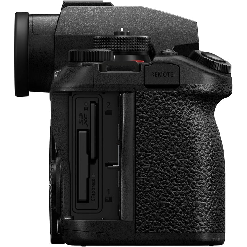 Panasonic Lumix S1R II 47.3MP Full Frame Mirrorless Camera - 4K 60p Video, 5-Axis Stabilization - Perfect for Travel, Wedding & Professional Photography