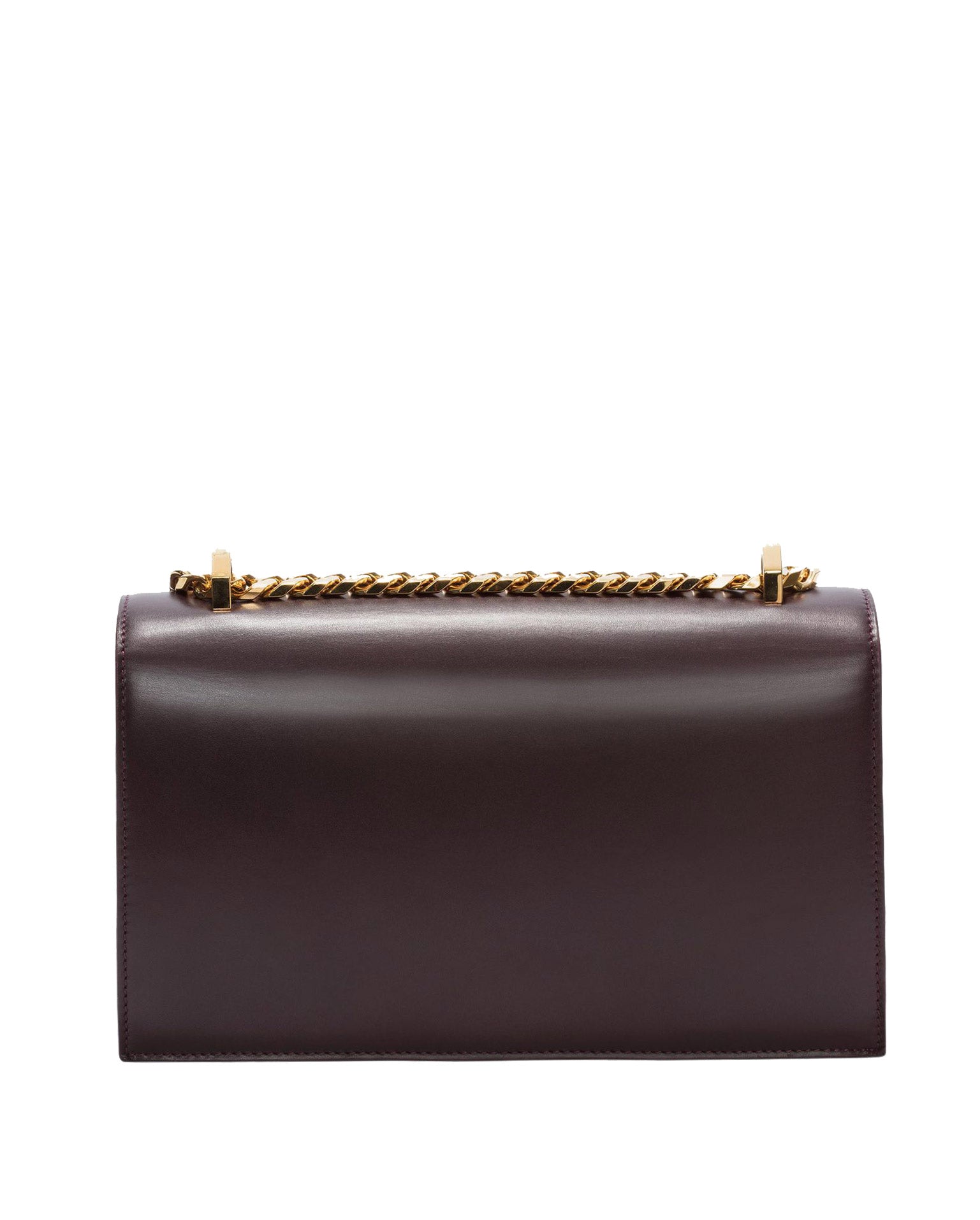 Luxury Jeweled Knuckle Satchel Handbag - Smooth Dark Purple & Gold Accents for Women | Perfect for Evening Parties, Weddings & Special Occasions