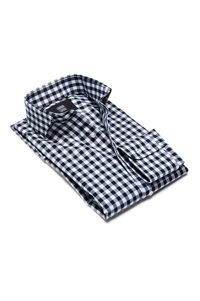 Pilot BC Shirt - Black & White Checkered Cotton Shirt for Men | Casual Wear, Travel & Outdoor Activities