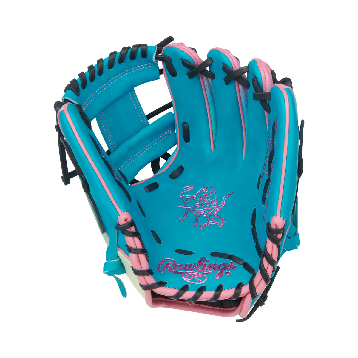 Rawlings Heart of the Hide Funburst PROR204 2TESS Infield Baseball Glove 11.5