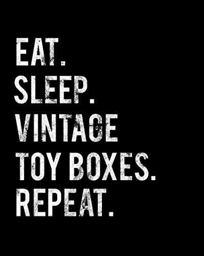 2020 Vintage Toy Boxes Collector's Monthly Planner - 8x10 Inch Notebook with 110 Pages | Perfect for Organizing Collections, Tracking Finds & Planning Toy Shows