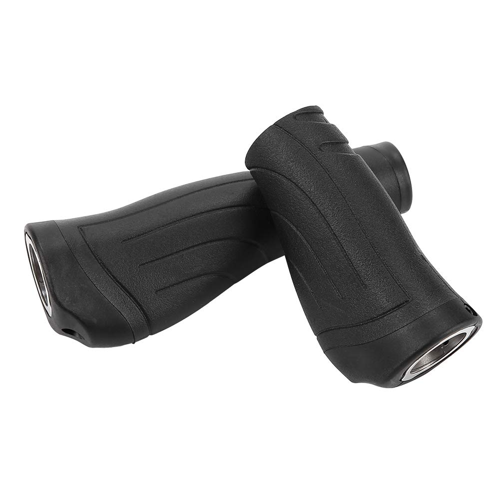 **ANKROYU Mountain Bike Grips - Ergonomic, Anti-Slip Short & Long Bicycle Handles for MTB, Folding Bikes - Perfect for Trail Riding, Commuting & Off-Road Adventures**