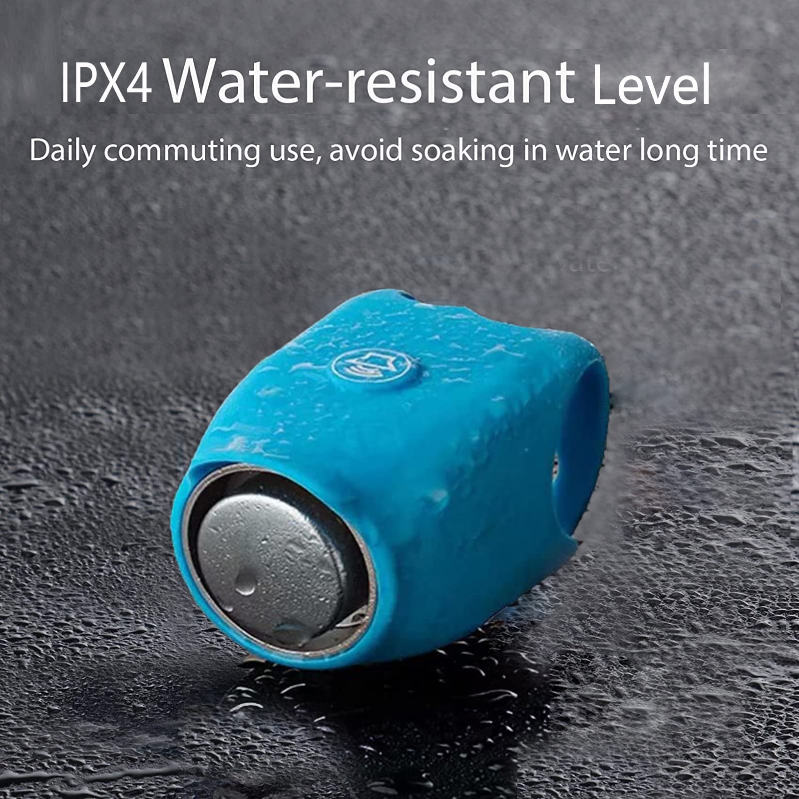 100dB Electric Bike Horn - Super Loud Waterproof Bicycle Bell with Multiple Sound Modes for Adults & Kids - Perfect for Bikes, Scooters & Cycling Safety Accessories - Ideal for Urban Commuting, Mountain Biking & Family Rides