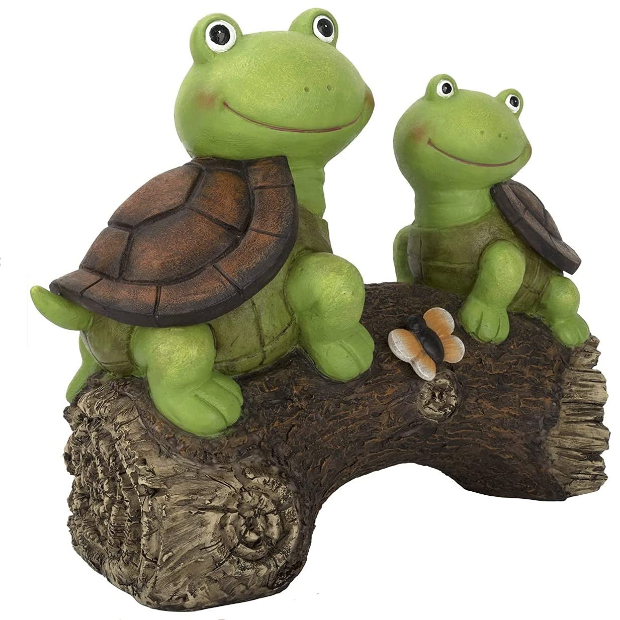 VanFty Solar LED Frog Gnome Statue - Resin Garden Figurine with Magic Orb, Outdoor Winter Decor for Patio, Yard, Lawn & Porch - Perfect Gift for Garden Lovers & Holiday Decorations (Great for Halloween, Christmas & Fairy Garden Themes)
