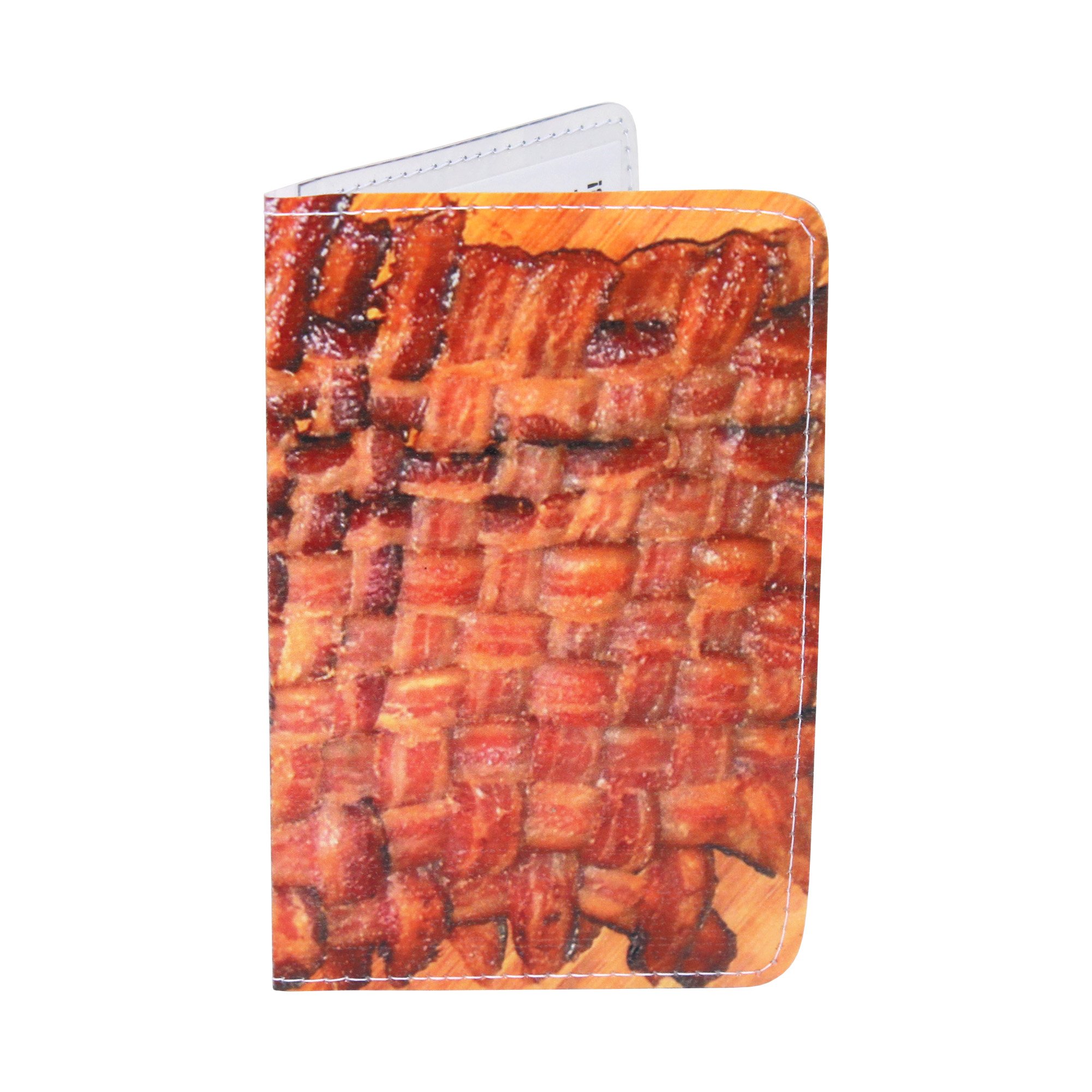 Premium Bacon Weave Leather Business Card Holder - RFID Blocking Credit & ID Card Wallet for Men & Women - Perfect for Office, Networking & Travel
