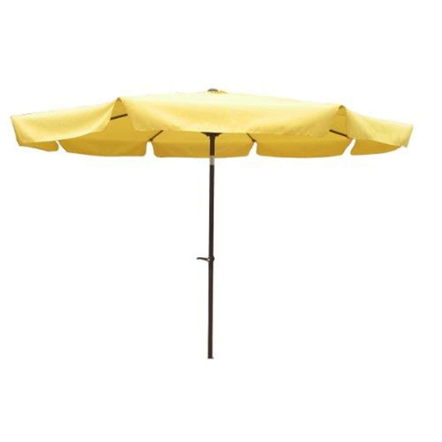 10FT Aluminum Outdoor Patio Umbrella with Wind Vents - Heavy Duty Market Umbrella for Poolside, Beach, Garden, and Restaurant Use
