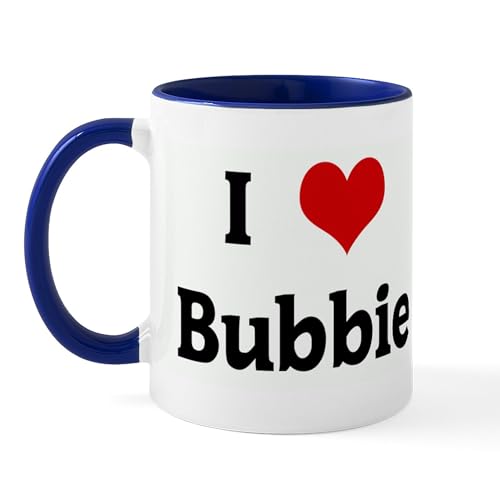 White/Navy Inside - I Love Bubbie Mug