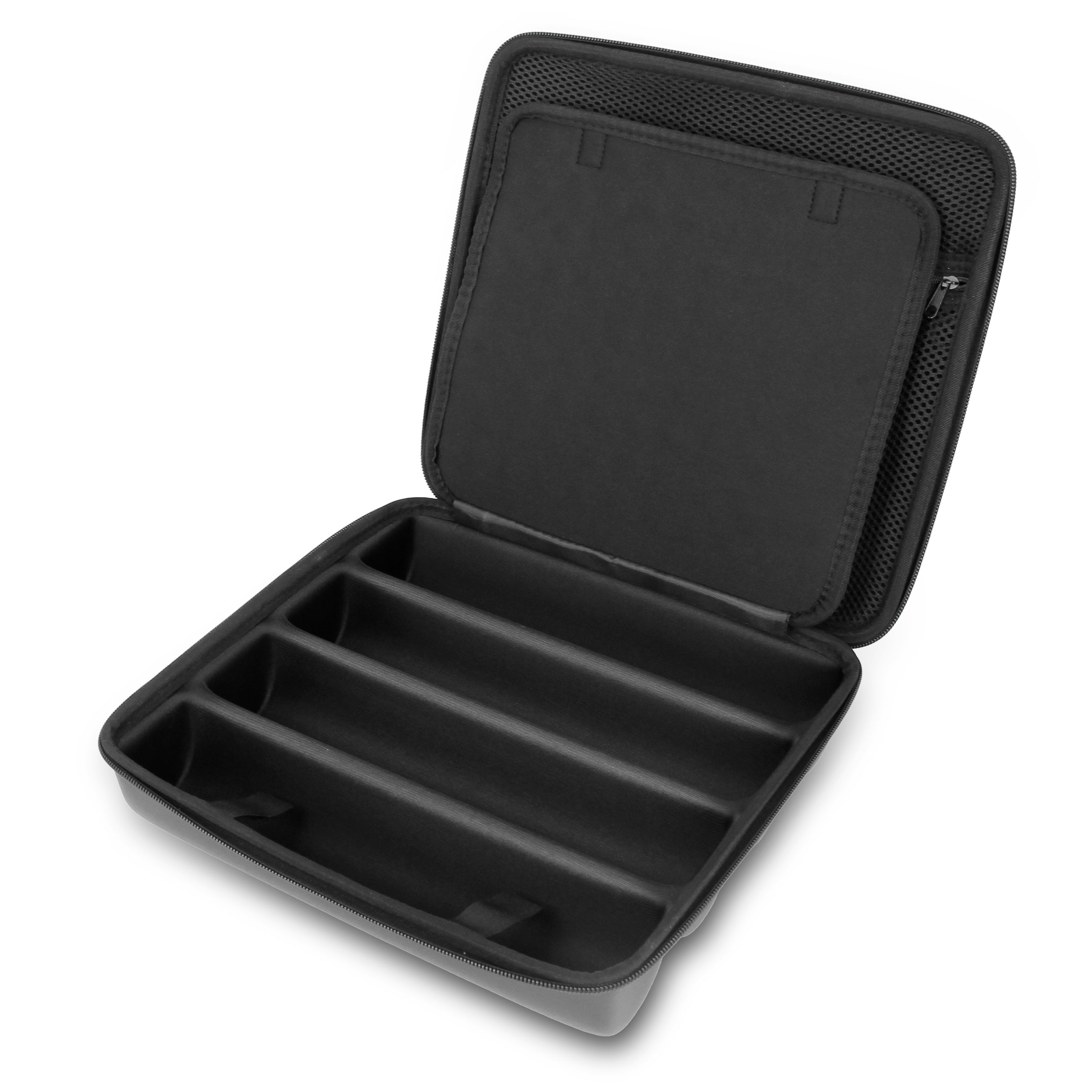 CASEMATIX Wireless Microphone Case - Compatible with Sennheiser, Shure & More (Holds 4 Mics Up to 10.75