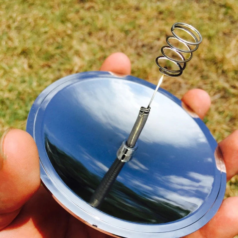Waterproof Outdoor Solar Spark Lighter - Windproof USB Rechargeable Fire Starter for Camping, Hiking, BBQ & Emergency Survival Kit