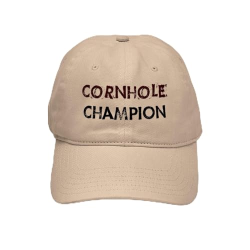 Khaki - Cornhole Champion Cap