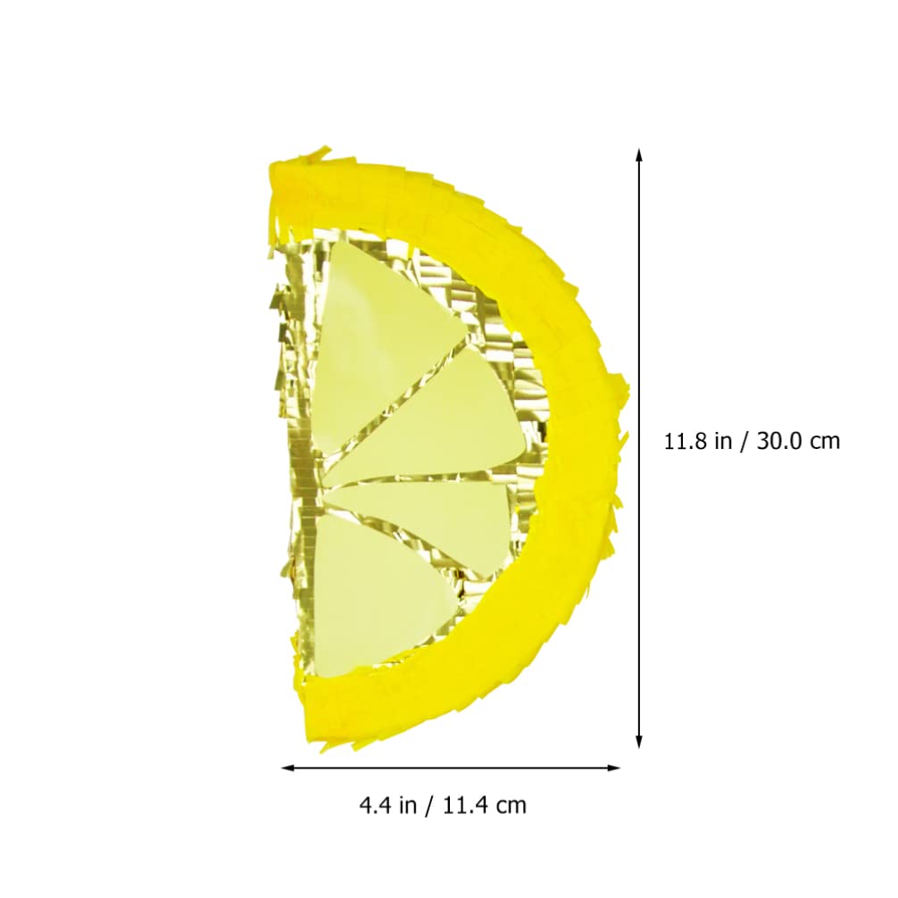 Mini Fruit Piñata for Kids Birthday Party - Watermelon & Lemon Shaped Candy Holder, Wedding Favors & Party Decorations | Perfect for Birthday Bashes, Baby Showers & Gender Reveals