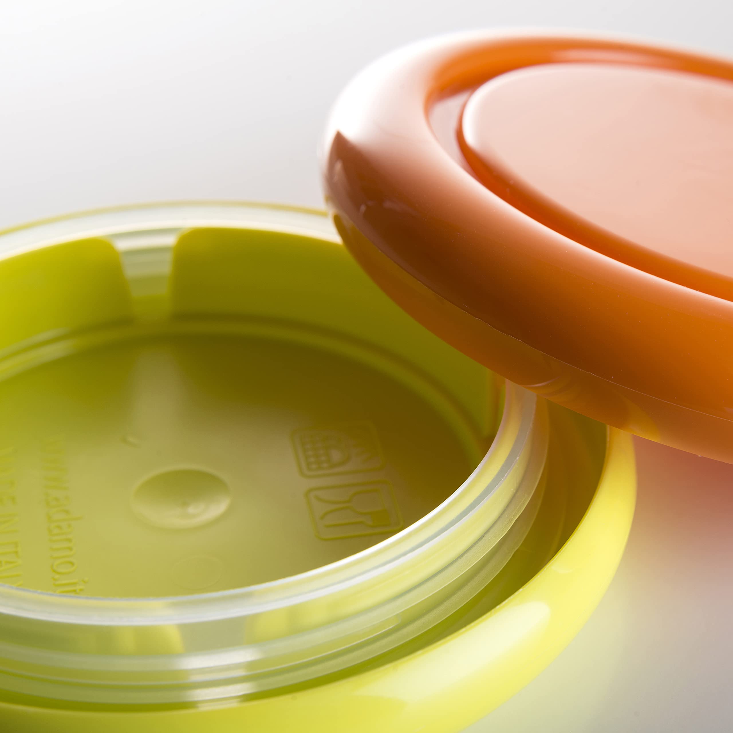 Omada Airtight Acrylic Food Storage Containers - 33.8oz Clear Kitchen Canisters for Sugar, Flour, Pasta & Dry Goods | BPA-Free, Dishwasher Safe with Green Lid | Perfect for Pantry Organization, Baking Supplies & Office Storage