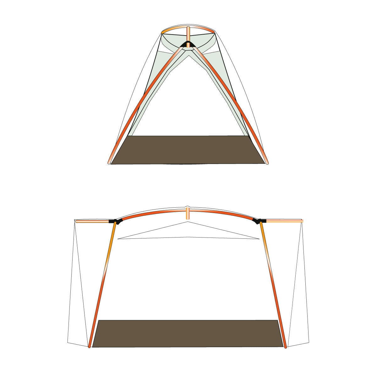 Eureka Timberline SQ Outfitter 6-Person Camping Tent - Lightweight, Waterproof & Spacious for Family Outdoor Adventures | Perfect for Hiking, Backpacking & Camping Trips