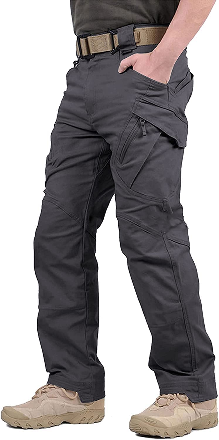 Keyao Men's Outdoor Work Pants - IX9 Tactical Cargo Pants with Rip-Stop Fabric | Lightweight, Durable & Comfortable for Hiking, Camping & Everyday Wear